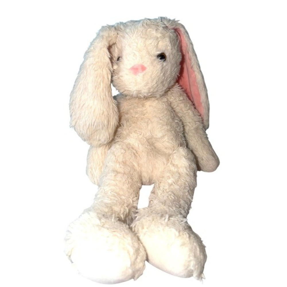 Vermont Teddy Bear Buddy Bunny 15" Cream Floppy Plush Rabbit VTB-21961-15